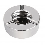 Olympia Stainless Steel Windproof Ashtray 90mm (Pack of 6)