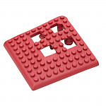 COBA Red Corner Flexi-Deck Tiles (Pack of 4)