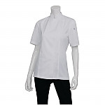 Chef Works Womens Springfield Zip Chefs Jacket White