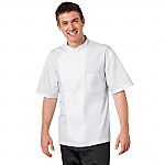 Chef Works Springfield Zipper Mens Chefs Jacket White