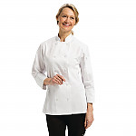 Chef Works Marbella Womens Executive Chefs Jacket White