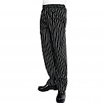 Chef Works Designer Baggy Pant Chalk Stripe