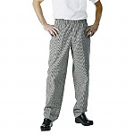 Whites Womens Chef Trousers Blue and White Check