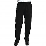 Chef Works Unisex Better Built Baggy Chef Trousers Black