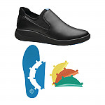 WearerTech Vitalise Slip on Shoe with Modular Insole Black