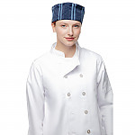 Chef Works Presidio Navy Satin Stripe Cool Vent Beanie