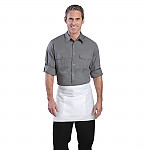 Chef Works Mens Pilot Shirt Grey