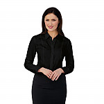 Brook Taverner Ladies Long Sleeve Black Palena Shirt