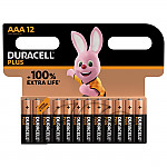 DuracellPlus AAA Batteries (Pack of 12)