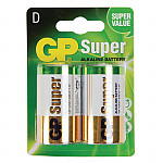 GP Super Battery D (Pack of 2)
