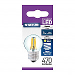 Status Filament LED Round ES Warm White Light Bulb 4/40w