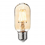 Industville Vintage LED Filament Bulb Tube Edison Screw Amber 5W