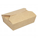 Colpac Recyclable Kraft Microwaveable Food Boxes 1950ml / 68oz (Pack of 200)