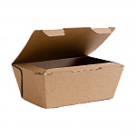 Vegware Compostable Microflute Takeaway Box 6x5