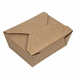Kraft Recyclable Microwavable Food Boxes