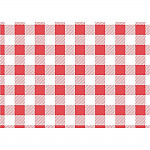 Greaseproof Paper Sheets Red Gingham 190 x 310mm (Pack of 200)