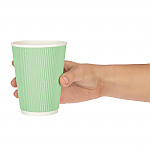 Fiesta Disposable Coffee Cups Single Wall Kraft 340ml / 12oz