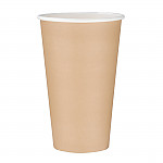 Special Offer Fiesta Brown 340ml Hot Cups and Black Lids (Pack of 1000)