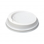 White Lid To Fit 340ml/455ml Huhtamaki Hot Cup (Pack of 1000)
