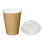 Dart Disposable Foam Cup Vented Lids 285ml (Pack of 1000)