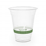 Fiesta Green Compostable PLA Cold Cup Flat Lids 12oz / 16oz / 20oz (Pack of 1000)