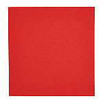 Fiesta Recyclable Premium Tablin Dinner Napkin Red 40x40cm Airlaid 1/4 Fold (Pack of 500)