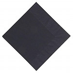 Duni Lunch Napkin Black 33x33cm 3ply 1/4 Fold (Pack of 1000)