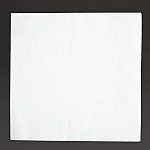 Fiesta Recyclable Dinner Napkin White 40x40cm 2ply 1/4 Fold (Pack of 2000)