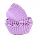 PME Block Colour Cupcake Cases Purple, Pack of 60