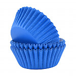 PME Block Colour Cupcake Cases Blue, Pack of 60