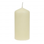 Ivory Pillar Tall Candles 120mm (Pack of 12)