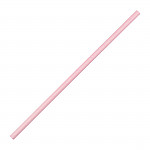 Fiesta Green Individually Wrapped Compostable Paper Smoothie Straws Red Stripes (Pack of 250)