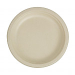 Eco-Fibre Compostable Wheat Round Plates (Pack of 1000)