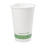 Vegware Compostable Hot Cups White 455ml / 16oz (Pack of 1000)