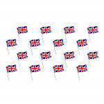 Greaseproof Paper Wavy Union Jack Design 255x405mm (Pack of 500)