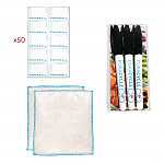 Dissolvable Colour Coded Food Label Starter kit with 1