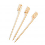 Biodegradable Bamboo Steak Markers Medium Rare (Pack of 100)