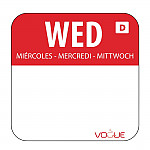 Vogue Removable Day of the Week Label Saturday (Pack of 500)