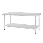 Vogue Stainless Steel Table without Upstand 700(D)mm