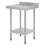 Vogue Stainless Steel Folding Table 600(D)mm