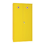 Hazardous Substance Cabinet Double Door Yellow 50Ltr