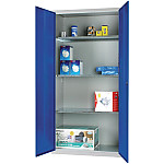 Standard Cupboard 3 Shelves Blue Doors