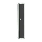 Elite Single Door 300mm Deep Lockers Graphite Grey