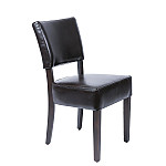 Bolero Olive Grey Crushed Velvet Dining Chair (Pack of 2)