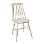 Bolero Natural Bentwood Chairs with Metal Cross Backrest (Pack of 2)
