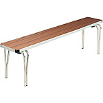 Gopak Contour Stacking Bench Teak Effect