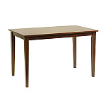 Special Offer Bolero Round Dark Brown Table Top and Base Combo