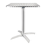 Bolero Square Stainless Steel Flip Top Table 600mm (Single)