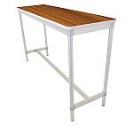 GoPak Enviro Indoor High Table Teak Effect