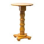 Islington Poseur Round Table Soft Oak 700mm